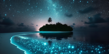 Embracing the Nights Glow – From Maldivian Shores to Arctic Skies main