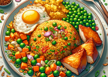 Nasi Goreng Indonesias Colorful Flavor Packed Fried Rice Delights Any Meal Of The Day. main