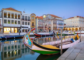 City,Of,Aveiro,In,The,North,Of,Portugal,With,The