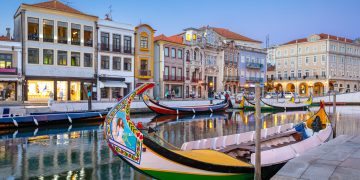 City,Of,Aveiro,In,The,North,Of,Portugal,With,The