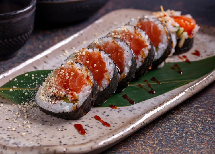 Sushi,Roll,Japanese,Food.,Sushi,Roll,Japanese,Food