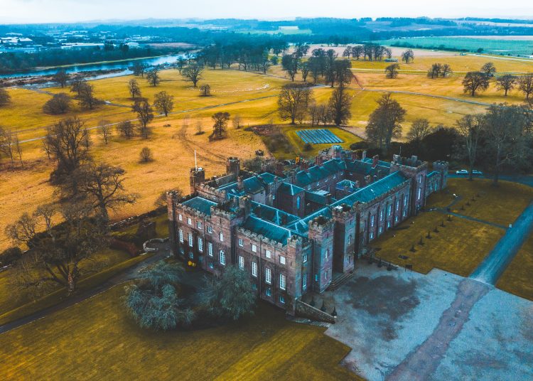 Scone,Palace,,Perth,,Scotland, ,Drone,Photo