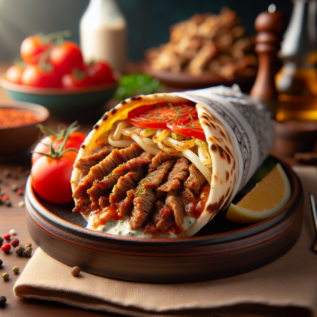 Enjoying İskender Kebap