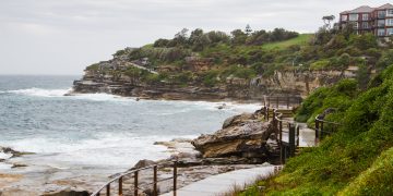 This,Image,Shows,The,Scenery,On,The,Bondi,Beach,To