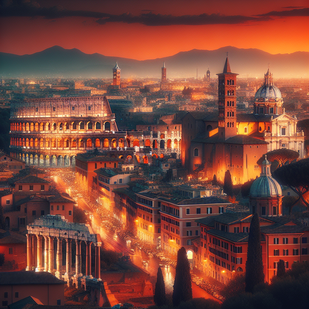 View of Rome, Italy