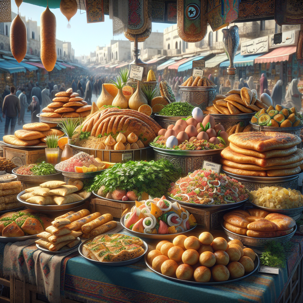The sensory richness and diversity of Tunisian street food