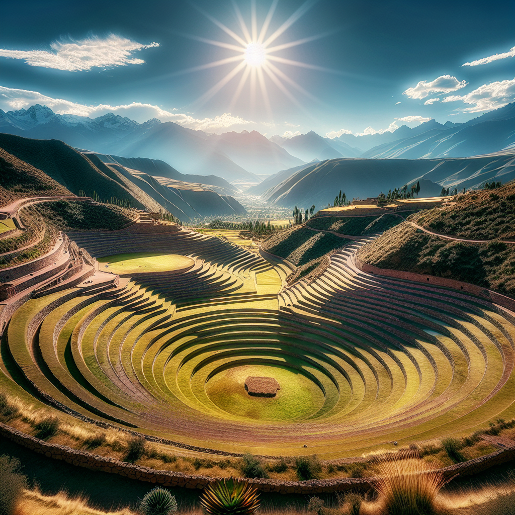 Visit the fascinating Moray agricultural terraces