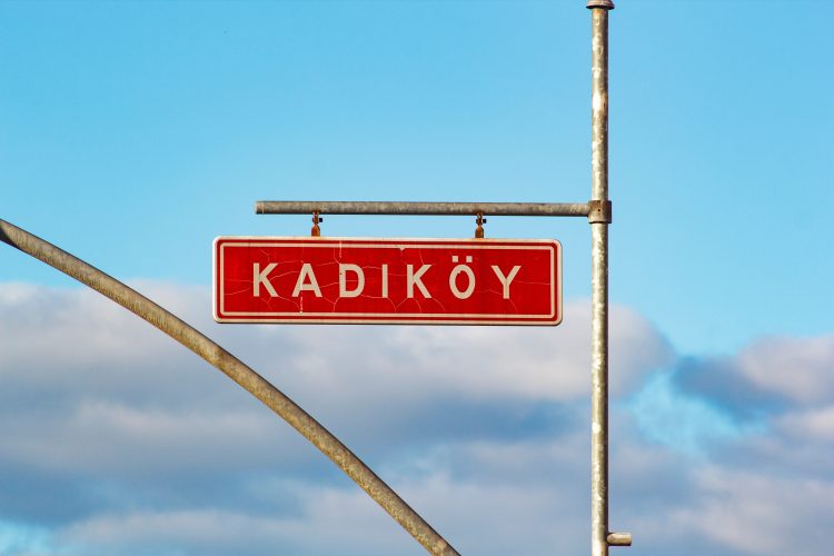 Hanging,Sign,Board,Of,Kadikoy,District,(,Kad?köy),One,Of