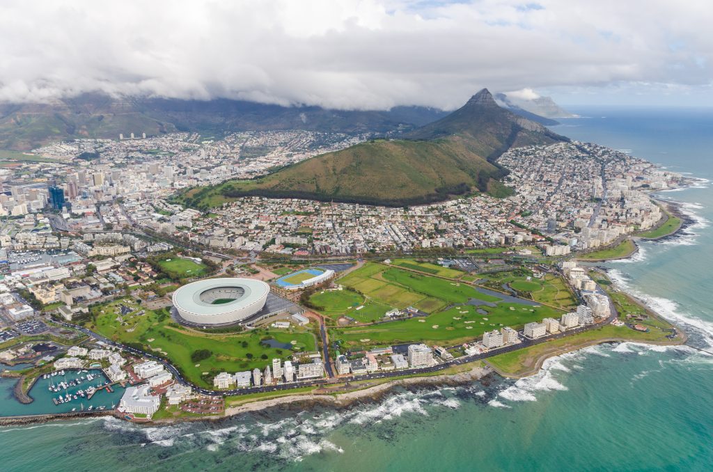 Aerial,View,Of,Cape,Town,South,Africa