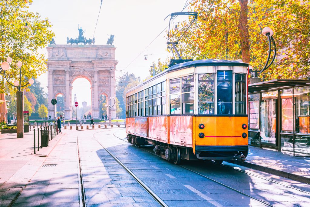 Famous,Vintage,Tram,In,The,Centre,Of,The,Old,Town