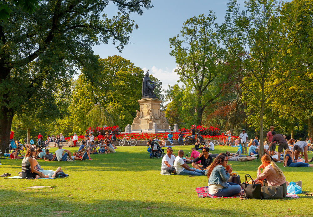 Amsterdam,,The,Netherlands, ,August,27,,2016:,Vondelpark,A,Favorite